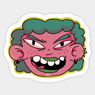 Y2K girl Sticker